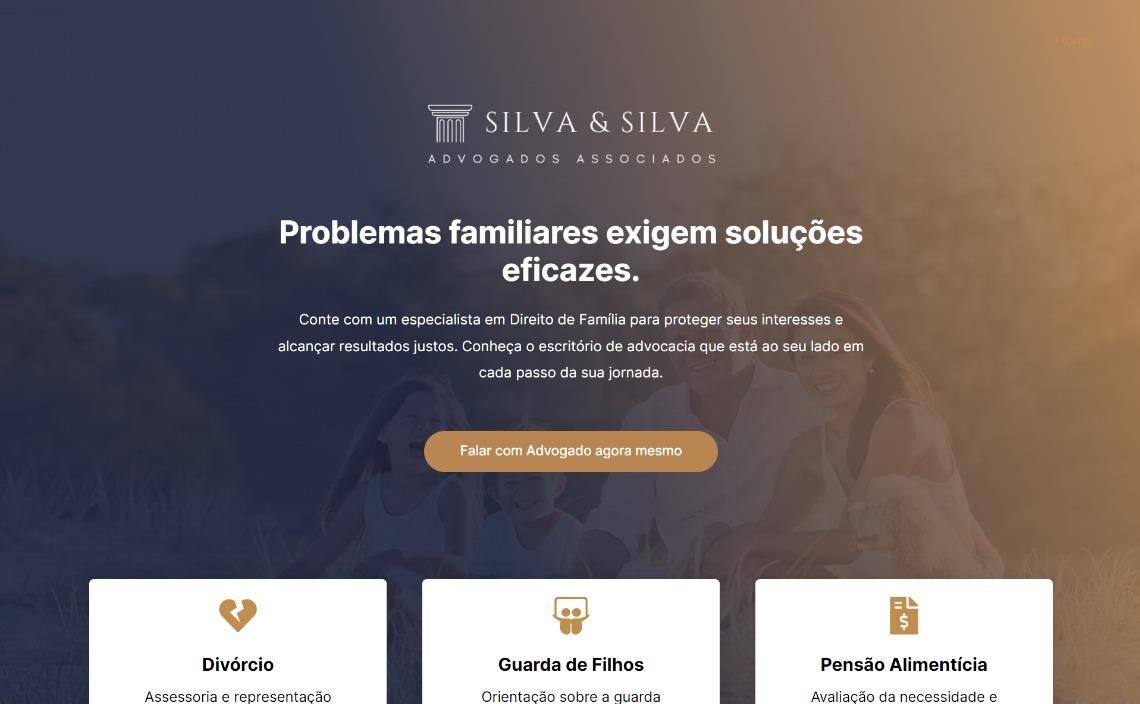 Landing Page Direito de Família