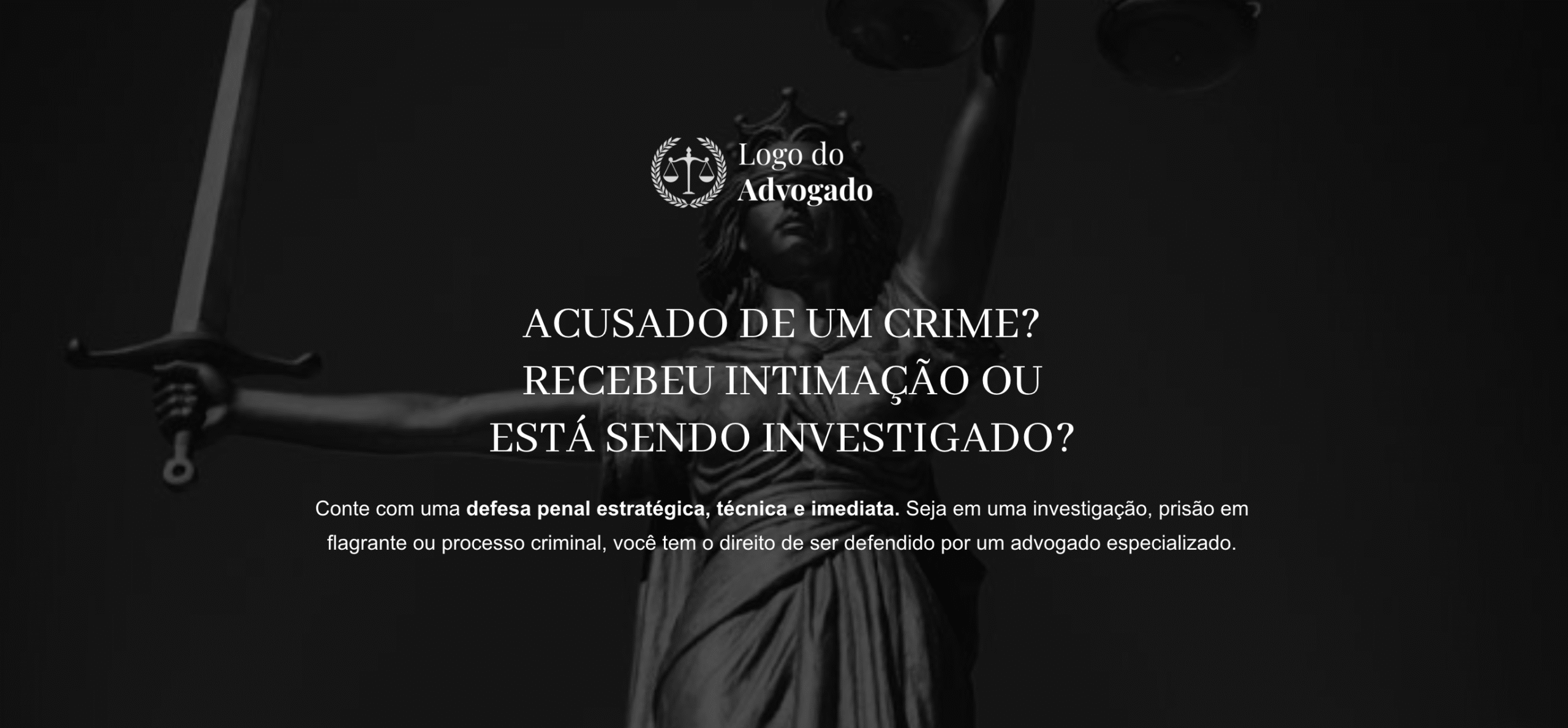 Landing Page Direito Penal