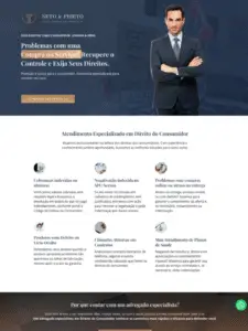 landing page direito do consumidor